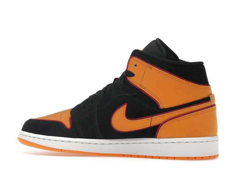 Jordan 1 Mid Fat Tongue Black Orange
