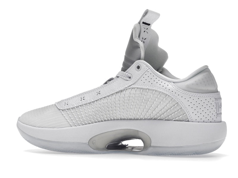 Jordan XXXV Low Metallic Silver (Clear Sole)