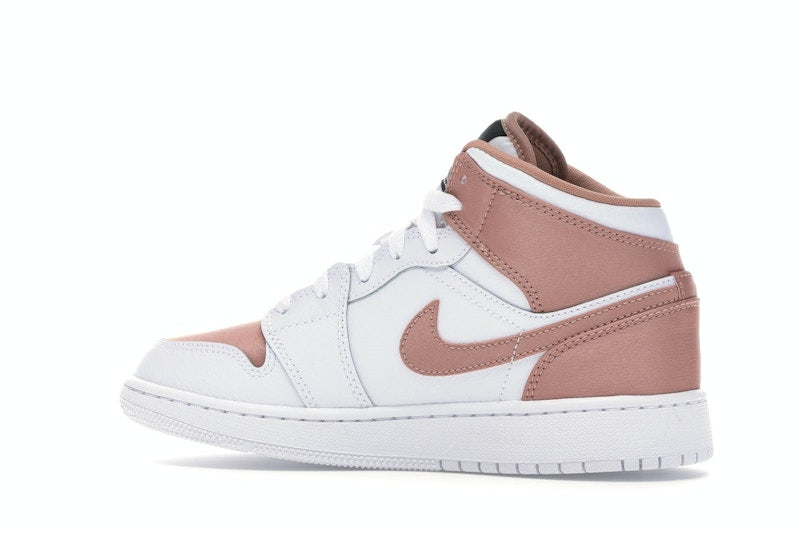 Jordan 1 Mid White Rose Gold (GS)