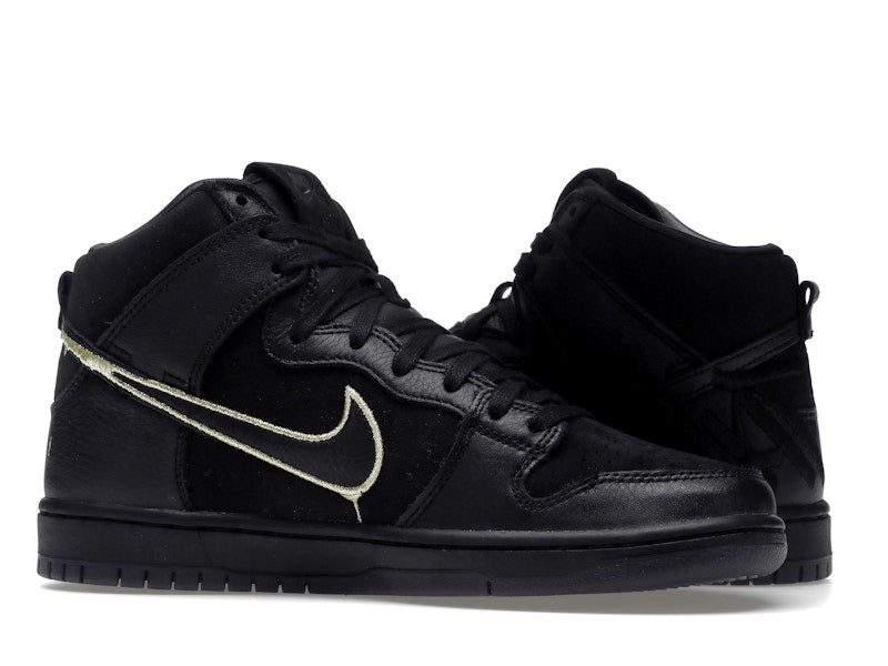 Nike SB Dunk High FAUST Black Gold