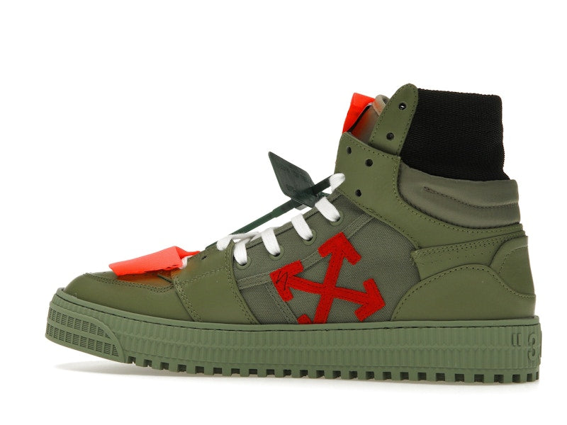 OFF-WHITE Off Court 3.0 Military Green Fuschia