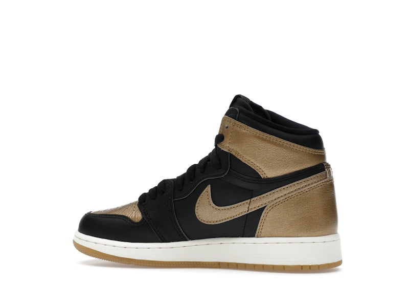 Jordan 1 Retro High OG Black Metallic Gold (GS)