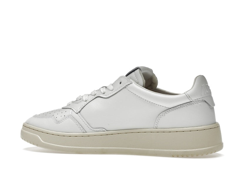 Autry Medalist Leather Low White