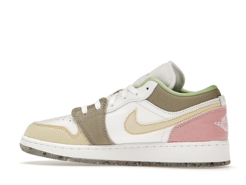 Jordan 1 Low Pastel Grind Vivid Green (GS)