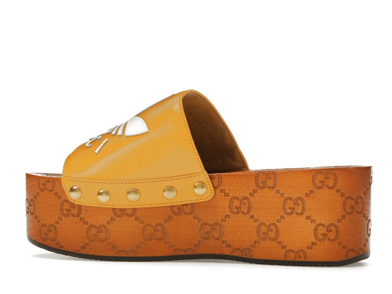 Gucci x Adidas GG Clog Yellow (Women's)