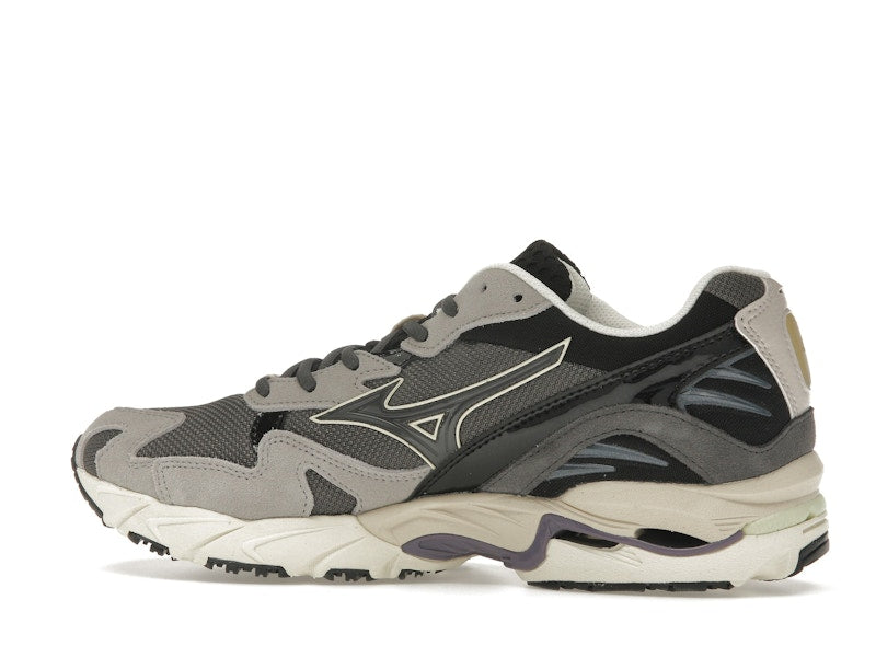 Mizuno Wave Rider 10 Dark Grey Lime Yellow