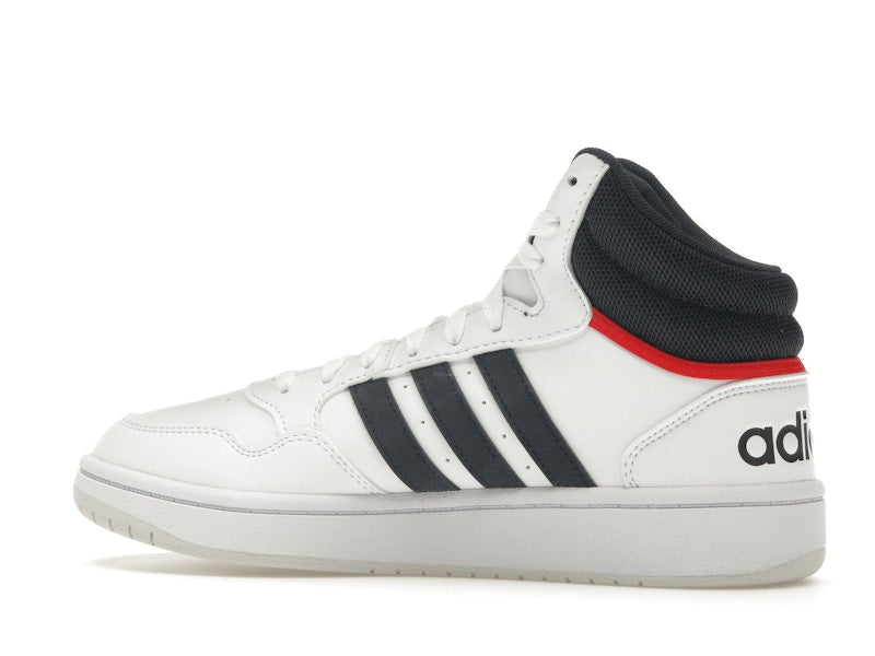 adidas Hoops 3.0 White Navy Red