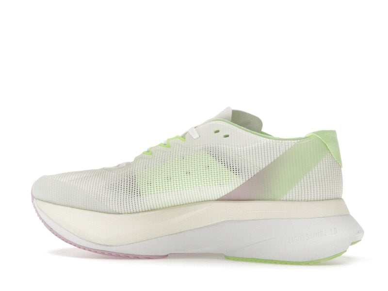 adidas Adizero Boston 12 Cloud White Core Black Green Spark