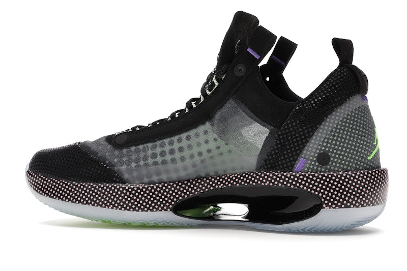 Jordan XXXIV Low Black Vapor Green Bleached Coral