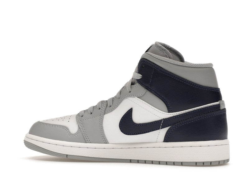 Jordan 1 Mid Wolf Grey Midnight Navy