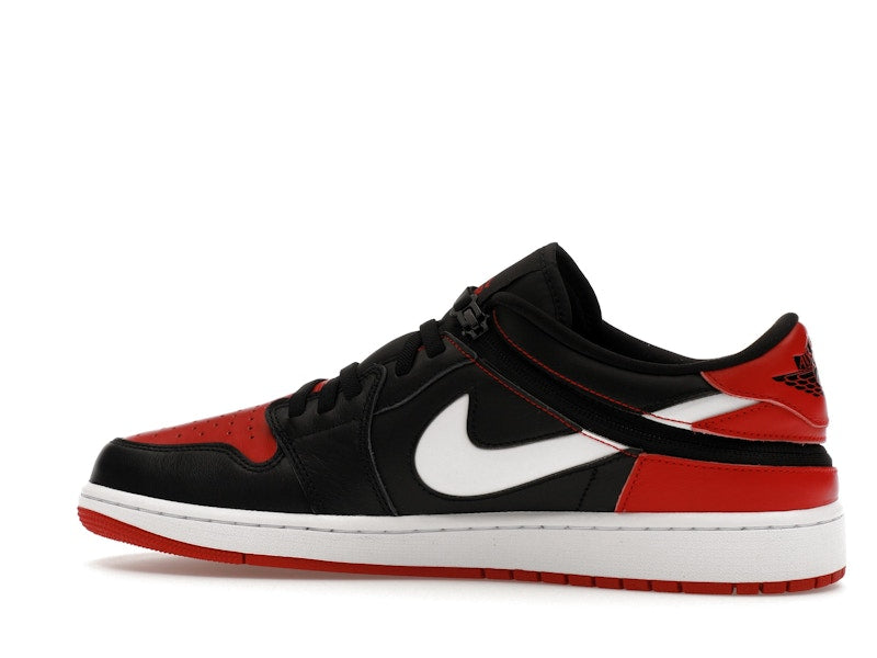 Jordan 1 Low FlyEase Black White Gym Red