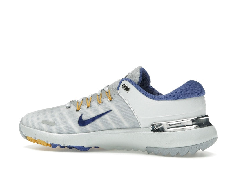 Nike Free Golf Pure Platinum University Gold Wolf Grey Astronomy Blue