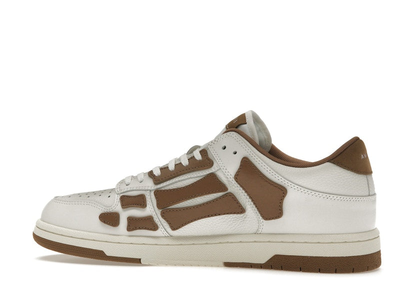 AMIRI Skel Top Low White Brown White