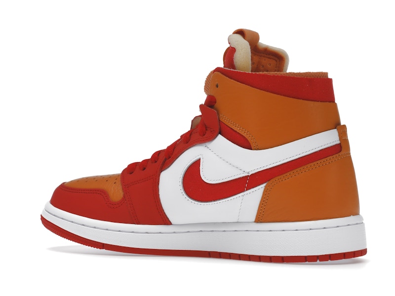Jordan 1 High Zoom Air CMFT Fire Red Hot Curry (Women's)