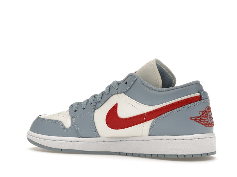 Jordan 1 Low Blue Whisper Dune Red (Women's)