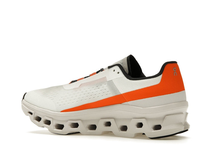 On Running Cloudmonster Undyed White Flame