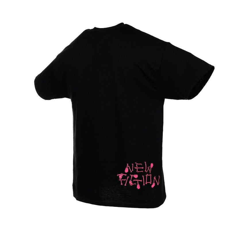 KAWS SKELETON NEW FICTION T-shirt Pink