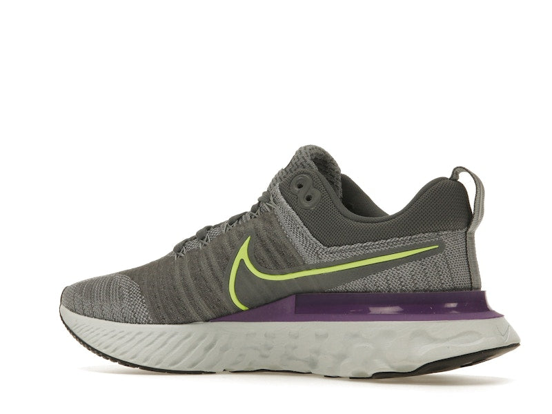Nike React Infinity Run Flyknit 2 Grey Volt Wild Berry