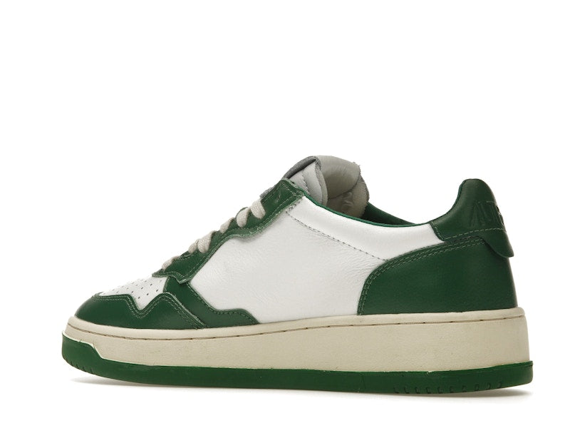 Autry Medalist Leather Low Green White