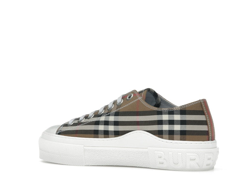Burberry Low Top House Check Sneaker Taupe Brown (Women's)