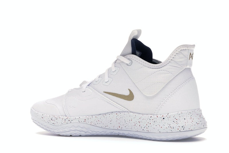 Nike PG 3 White Gold Navy