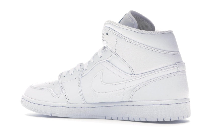 Jordan 1 Mid Triple White (2018)