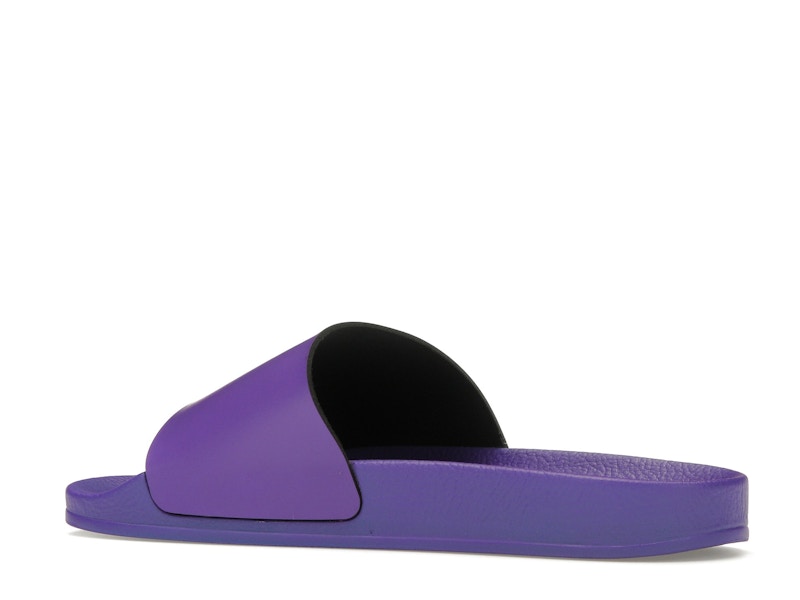 OFF-WHITE Off Stamp Slide Dark Violet Black (Women's)