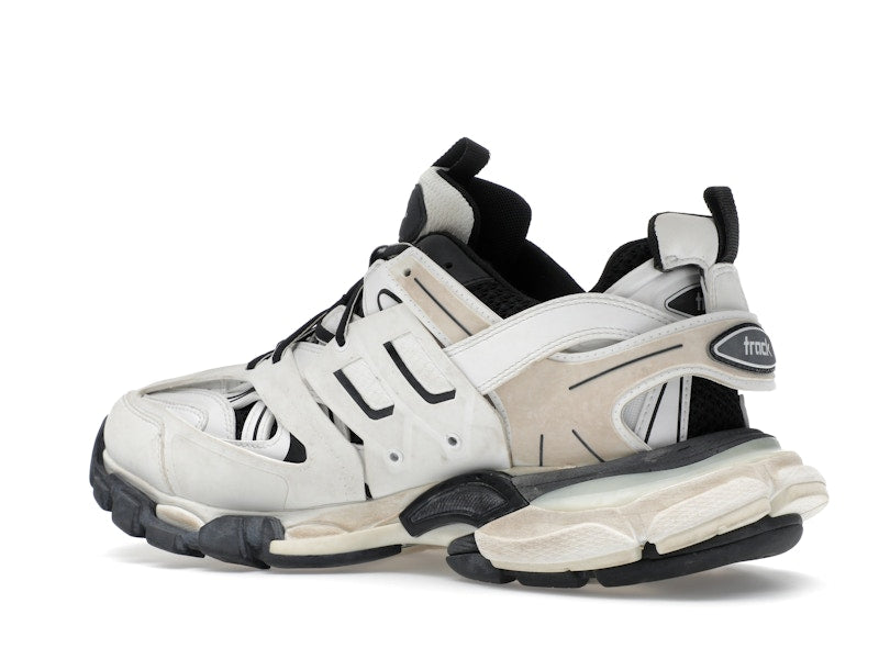 Balenciaga Track Worn Out In White Black