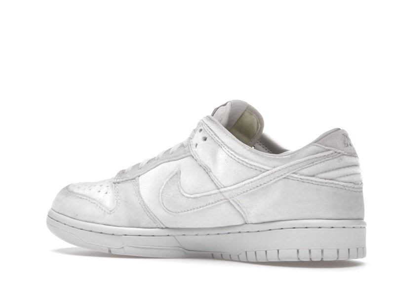 Nike Dunk Low Dover Street Market Triple White Velvet