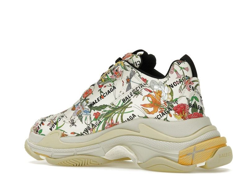 Gucci x Balenciaga The Hacker Project Triple S Flora Print