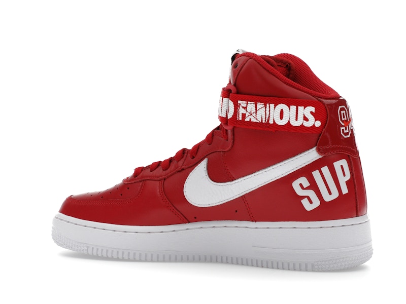 Nike Air Force 1 High Supreme World Famous Red