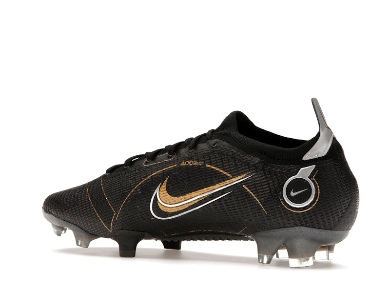 Nike Mercurial Vapor 14 Elite FG Black Metallic Silver Cave Stone Metallic Gold