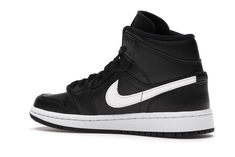 Jordan 1 Mid Black White (Women's)