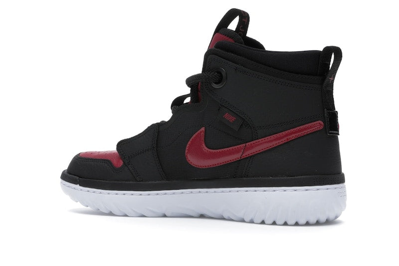 Jordan 1 High React Black Noble Red