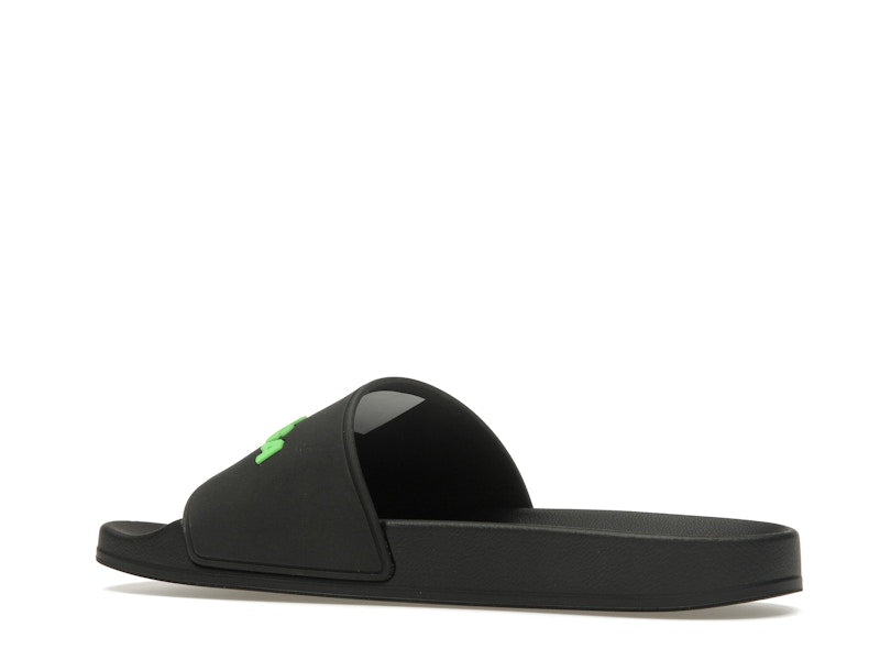 Balenciaga Pool Slide Black Fluo Green (Women's)