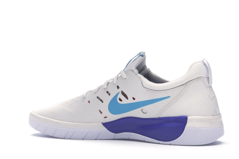 Nike SB Nyjah Summit White Light Blue Fury