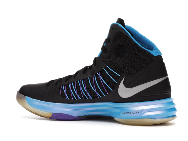Nike Hyperdunk Plus Black Blue Glow