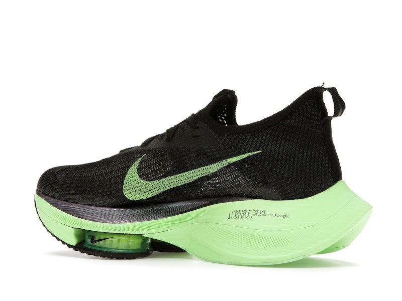 Nike Air Zoom Alphafly Next% Black Electric Green (Women's)