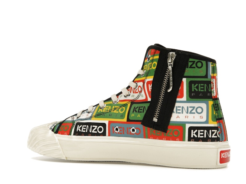 Kenzo School High Top Trainers Multi