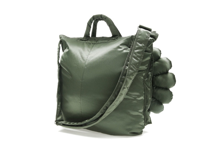 Takashi Murakami x PORTER 2Way Helmet Bag Sage Green