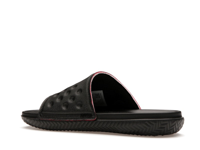 Jordan Play Slide Black University Red