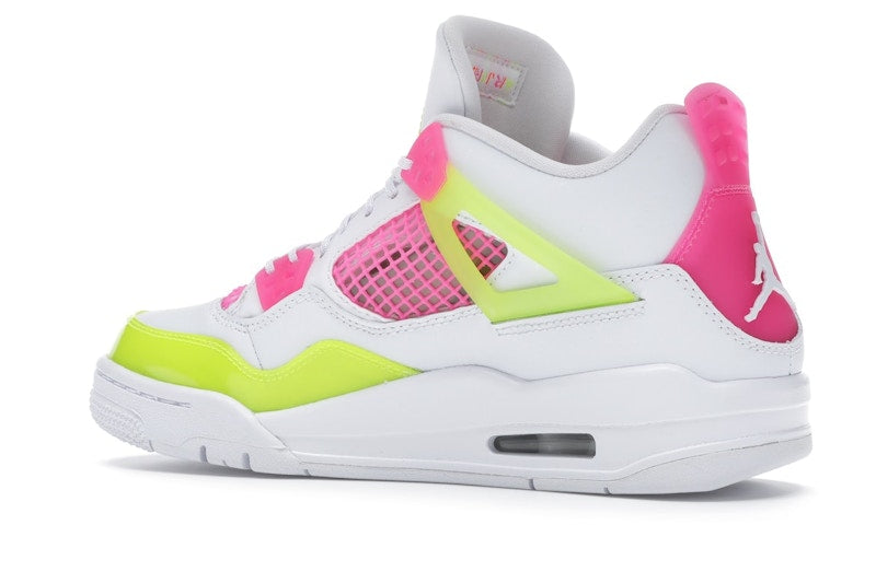 Jordan 4 Retro White Lemon Pink (GS)