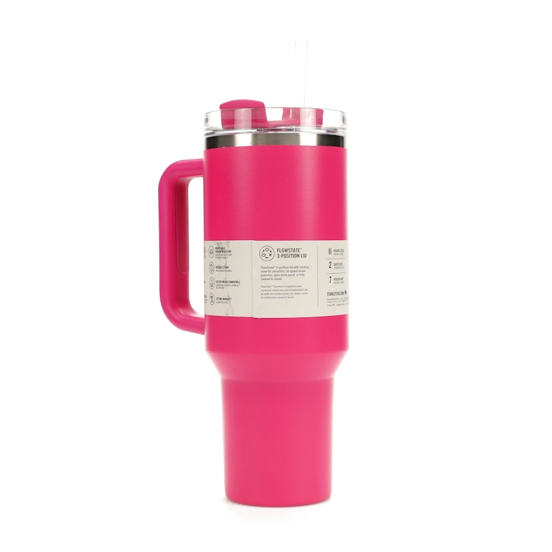 Stanley Flowstate Quencher 40oz Tumbler Camelia