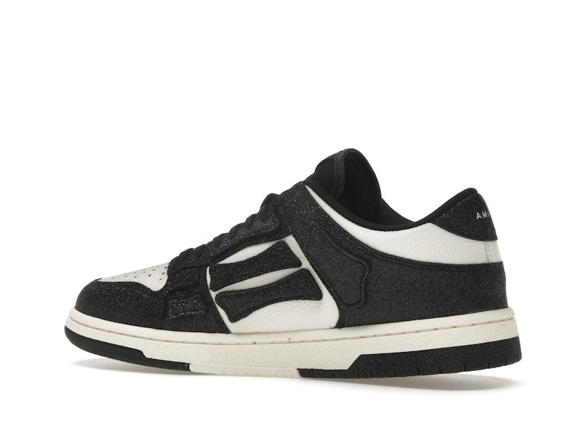 AMIRI Skel Top Low Shimmer Black White