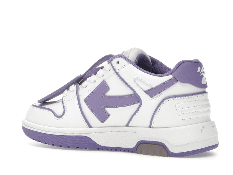 OFF-WHITE Out Of Office OOO Low Tops Outlined White Lilac Purple (Women's)