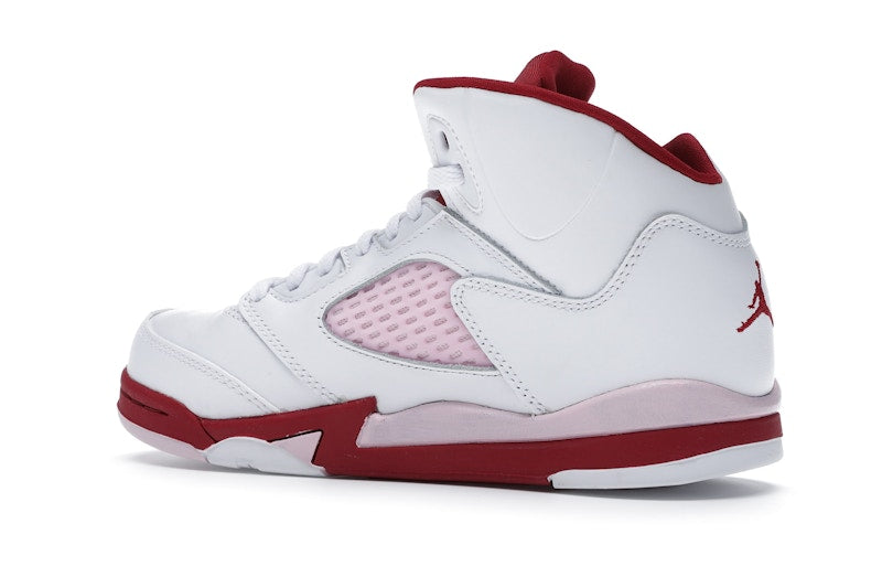 Jordan 5 Retro White Pink Red (PS)