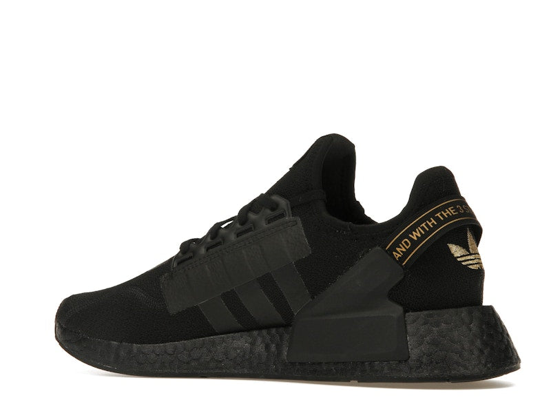 adidas NMD R1 V2 Black Gold Metallic