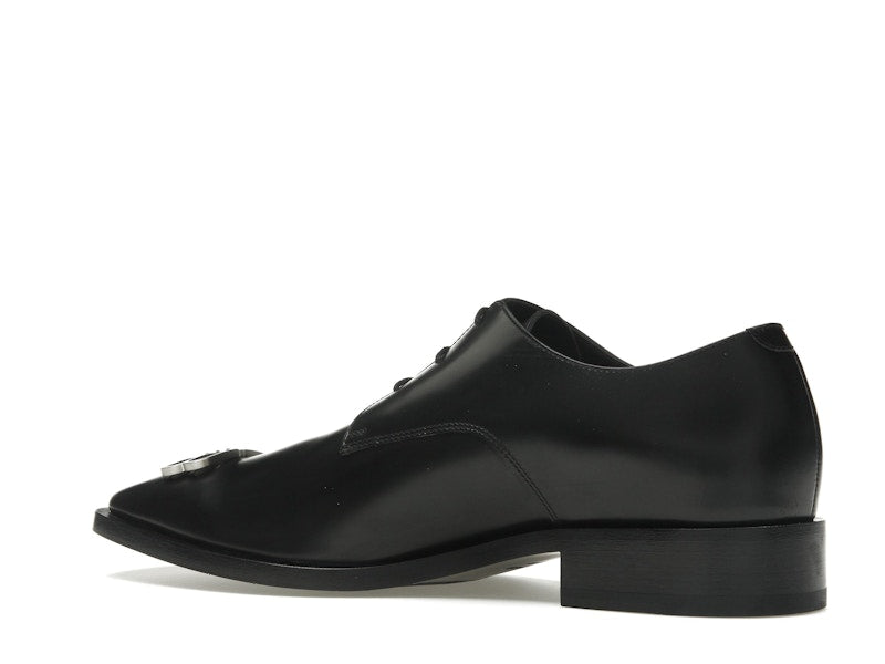 Balenciaga Rim Derby Shoes Black Leather