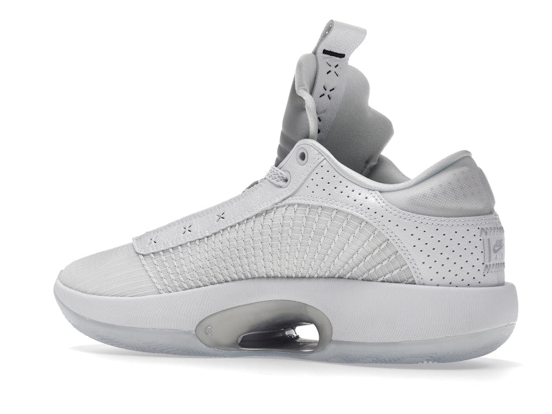 Jordan XXXV Low Metallic Silver (Clear Sole)