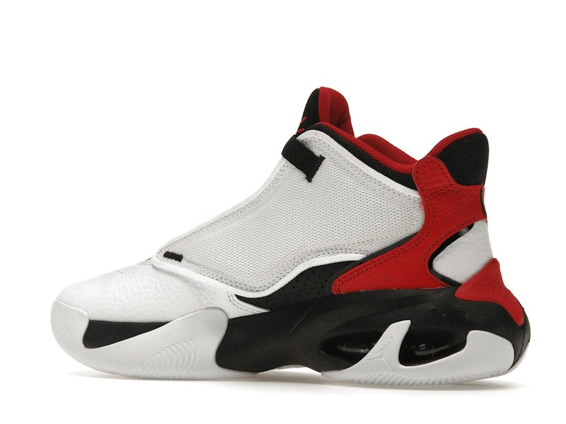 Jordan Max Aura 4 White Black University Red